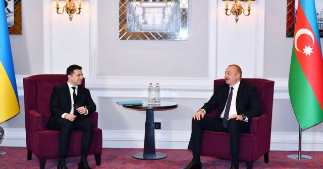 Azərbaycan və Ukrayna Prezidentlərinin təkbətək görüşü başladı