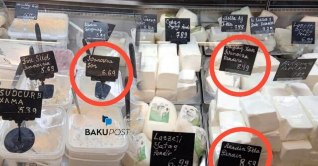 Şor pendir qiymətinə, pendir ət qiymətinə… – Kasıb nə yesin? – FOTOLAR