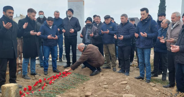 Novruz Qartal Gəncədə dəfn edildi (FOTOLAR)