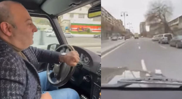 Bakıda “Gelandewagen” sürücüsü kasıbları təhqir etdi – VİDEO