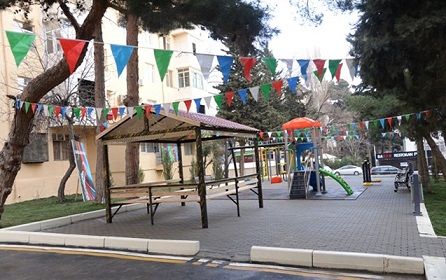 Nəsimidə növbəti abad həyət sakinlərin istifadəsinə verildi – Fotolar
