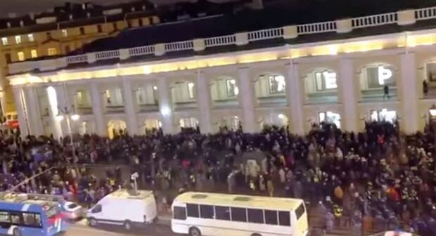 Rusiyada müharibə etirazçıları saxlanılıb –  VİDEO