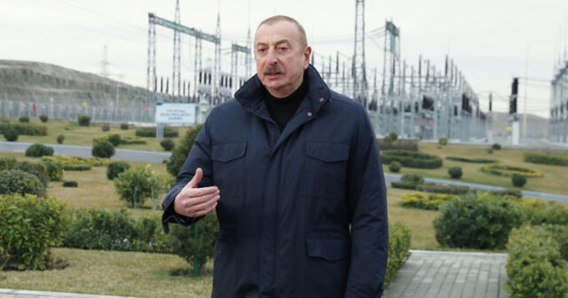 İlham Əliyev “Qobu” Enerji Qovşağının açılışında iştirak etdi (FOTOLAR)