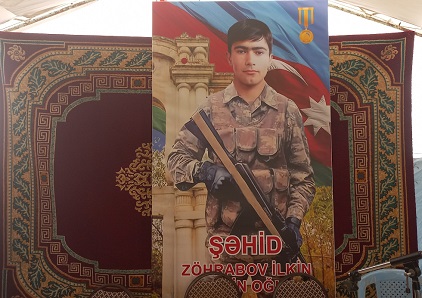 Şəhid İlkin Zöhrabovun il mərasimi keçirildi – VİDEO
