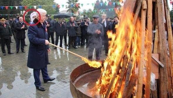 İcra başçısı bayramları səhv saldı – Novruz mərasimində Şaxda baba – FOTO