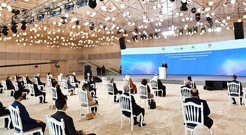 İlham Əliyev təməlqoyma mərasimində iştirak etdi – FOTO