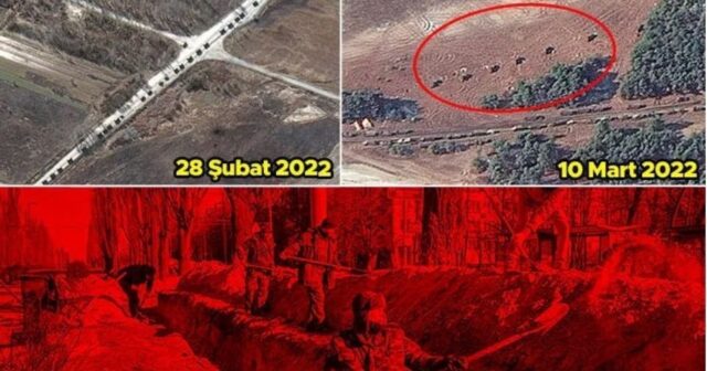 Rusiya hərəkətə keçdi: 65 kilometrlik ordu karvanı Kiyevə yaxınlaşır – FOTO