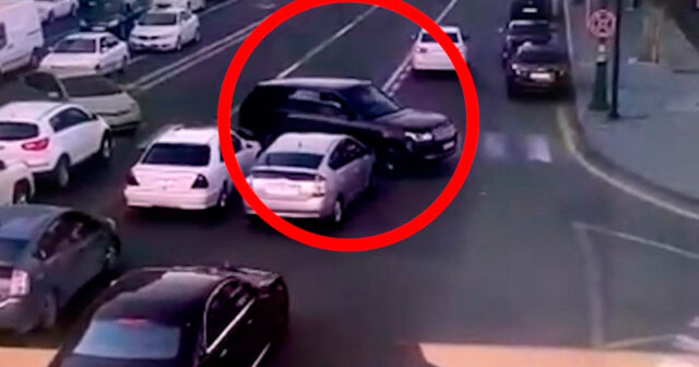 Bakıda bu “Range-Rover”in sürücüsü həbs olundu (VİDEO)
