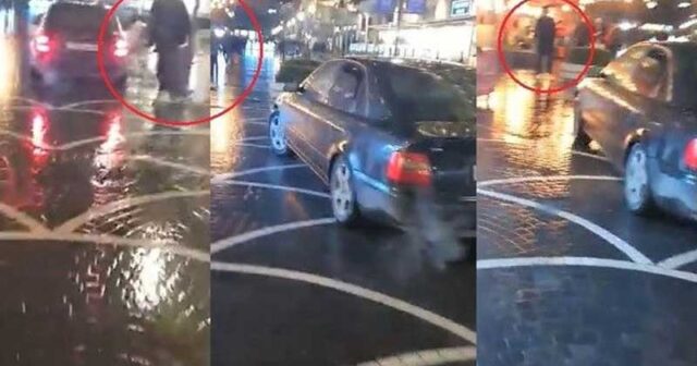 Narkotik vasitənin təsiri altında olan sürücü maşınını Nizami küçəsinə sürdü (VİDEO)