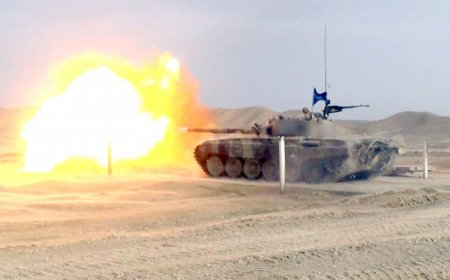 “Ən yaxşı tank heyəti” adı uğrunda yarışlar keçirilir – VİDEO