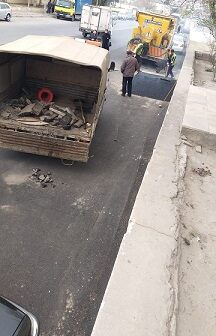 Maşını götürüb, yolu asfaltladılar – FOTO