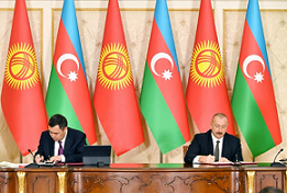 Azərbaycan və Qırğızıstan arasında 10 sənəd imzalanıb – FOTO