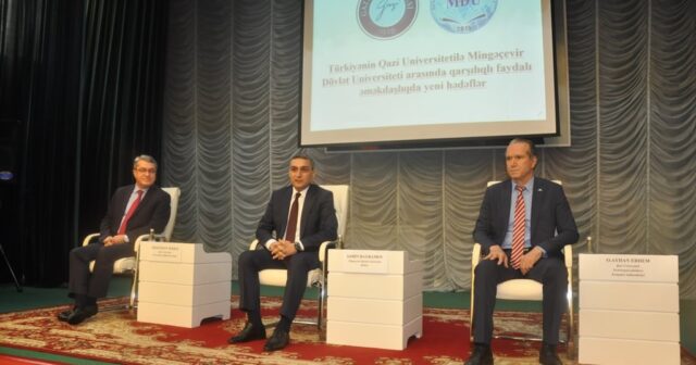 Mingəçevir Dövlət Universiteti və Qazi Universiteti arasında əməkdaşlıq inkişaf edir