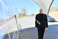 Prezident Daşaltıya getdi, tunellərin tikintisi ilə tanış oldu