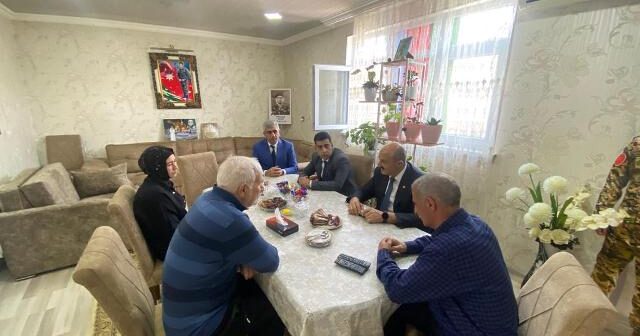 Ramazan bayramı ərəfəsində Nəsimi rayonunda Vətən müharibəsi Şəhid ailələri ziyarət olundu