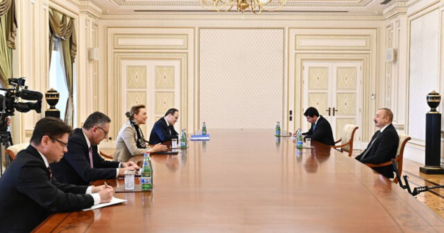 Prezident Avropa Şurasının Baş katibini qəbul etdi