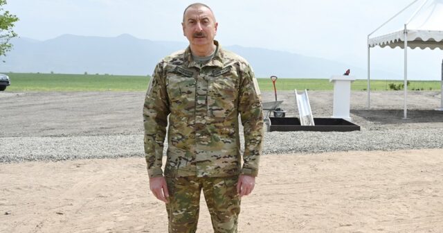 Prezident Zəngilan Beynəlxalq Hava Limanının tikinti işləri ilə tanış olub