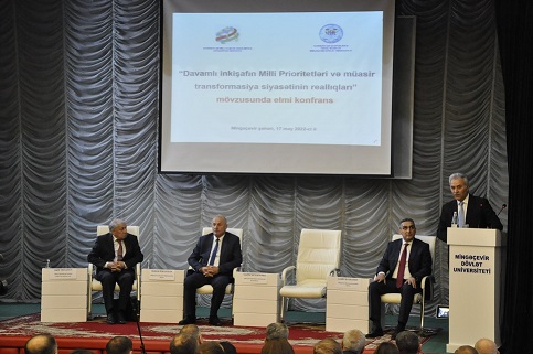 AMEA İqtisadiyyat İnstitutu və Mingəçevir Dövlət Universitetinin birgə təşkilatçılığı ilə elmi konfrans keçirilib