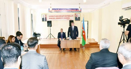 Şirvan şəhərində vətəndaşlarla növbəti səyyar görüş keçirilib – Fotolar