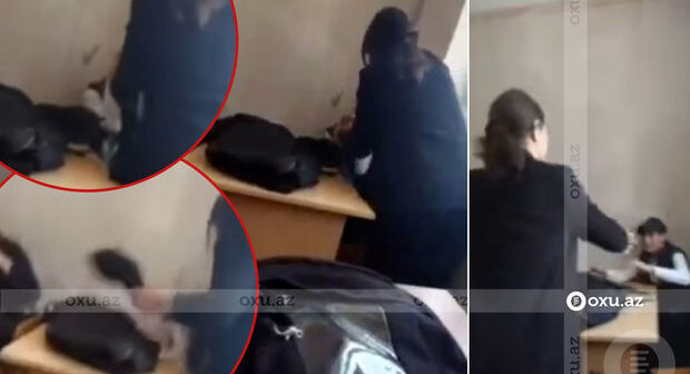 Azərbaycanda müəllim şagirdi döydü: Araşdırma başladı – VİDEO