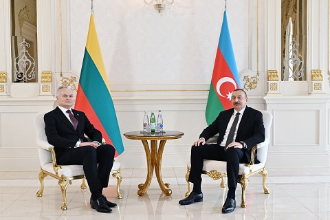 Azərbaycan və Litva prezidentlərinin görüşü oldu