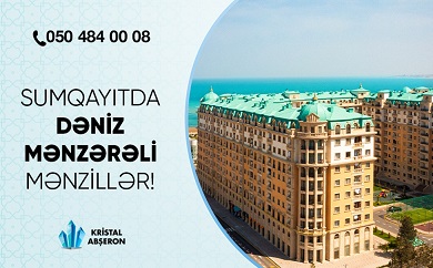 Aylıq 360 AZN-dən başlayan qiymətlərlə mənzil sahibi olun!