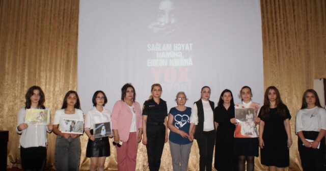 “Erkən nikaha yox deyək!” mövzusunda maarifləndirici tədbirlər keçirilib-FOTO
