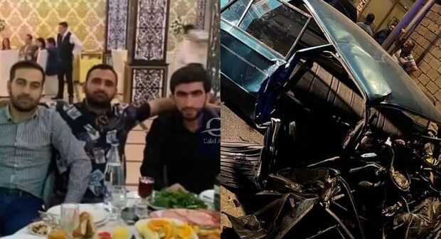 Maştağada üç nəfərin ölümünə səbəb olan qəzanın görüntüləri yayıldı – ANBAAN VİDEO