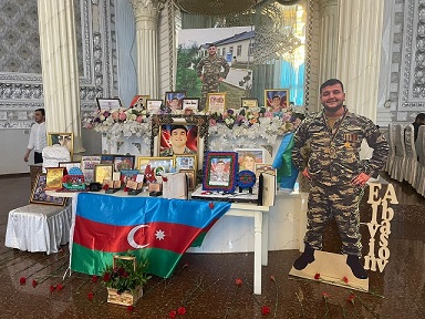 Şəhid Elvin Abbasovun anım mərasimi keçirilib- Fotolar