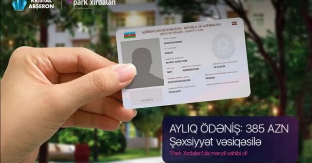 Aylıq sadəcə 385 AZN ödəməklə mənzil sahibi olun – Kristal Abşeron!