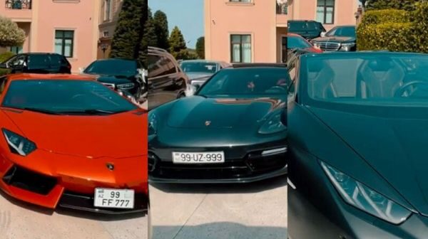 Bakıda milyonlarla dollar dəyərində bu avtomobil kolleksiyası kimindir? – VİDEO