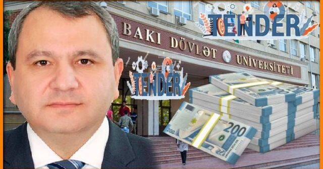 BDU-nun 700 minlik tenderini vergi borcu olan ŞİRKƏT UDUB