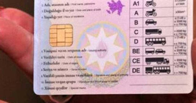 Sürücülük vəsiqəsində İNCƏ MƏQAM: Cərimə oluna bilərsiniz
