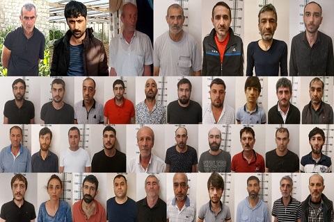 Sabunçuda 60 nəfər tutuldu – VİDEO