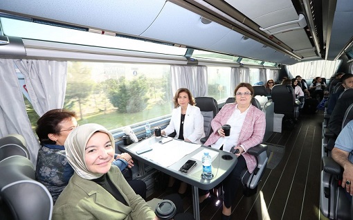 Türkiyənin ailə və sosial xidmətlər naziri Şuşaya gedib