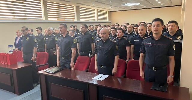 Nəsimi rayonunda Polis günü münasibətilə tədbir keçirilib