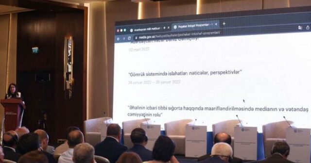 MEDİA-nın yenilənmiş veb-saytının təqdimatı oldu