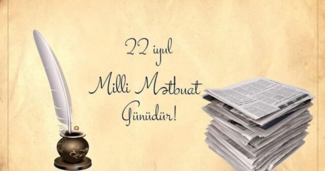 Azərbaycanda Milli Mətbuat Günüdür