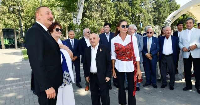 Müslüm Maqomayevin abidəsinin açılışından – Fotolar