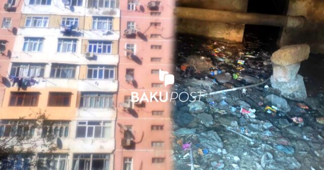 Üfunət içində yaşayan bir bina adam – Sumqayıtdan narazılıq – FOTO