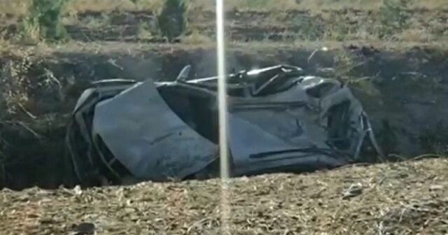 Azərbaycanda vəzifəli şəxs avtomobil qəzasına düşdü (FOTO/VİDEO)