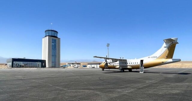 Zəngilan aeroportundan ilk test uçuşu – VİDEO
