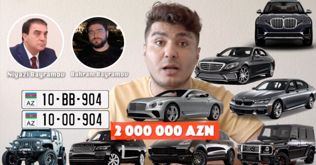 İcra başçısının oğlunun 2 milyonluq maşın kolleksiyası (FOTOLAR)