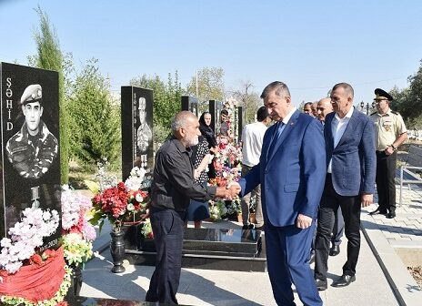 Şirvanda Şəhidlər Xiyabanı ziyarət olunub