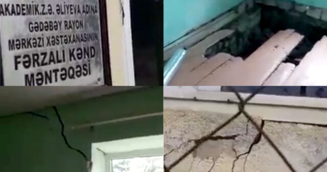 Çökən tibb məntəqəsi “dilə gəldi” – Əlac et, ey TƏBİB! – VİDEO