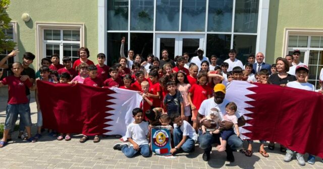 Qətərin “Ajyal” Təhsil Mərkəzi “Ümid yeri” uşaq sığınacağını ziyarət edib – FOTOLAR