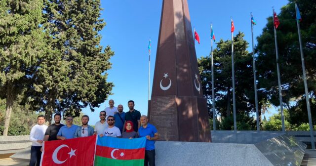 Türkiyənin gənclərdən ibarət nümayəndə heyəti səfərin sonuncu günündə Bakı şəhərində olublar