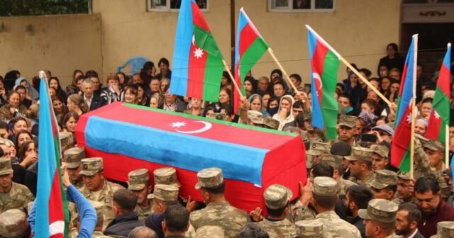 Şəhid Namiq Məmmədli Bərdədə dəfn olundu-FOTO
