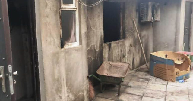 Sumqayıtda kişi qısqanclıq zəminində qonşularını yandırıb – FOTO