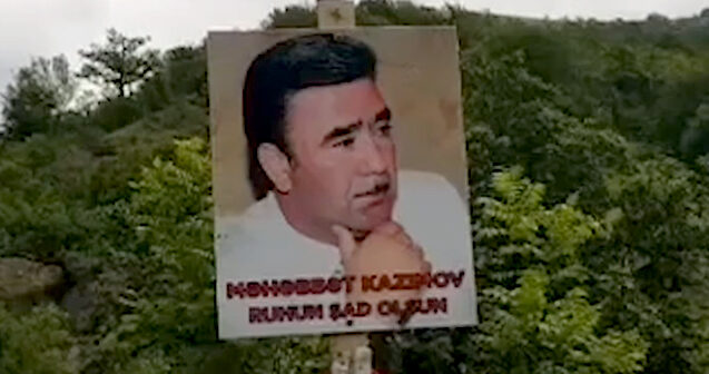Məhəbbət Kazımovun fotosu doğulduğu kəndə asıldı – Video